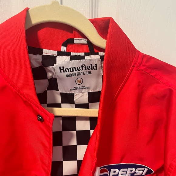 NWOT Men’s Homefield Apparel Jeff Gordon Nascar Bomber Jacket, size M - Picture 9 of 11